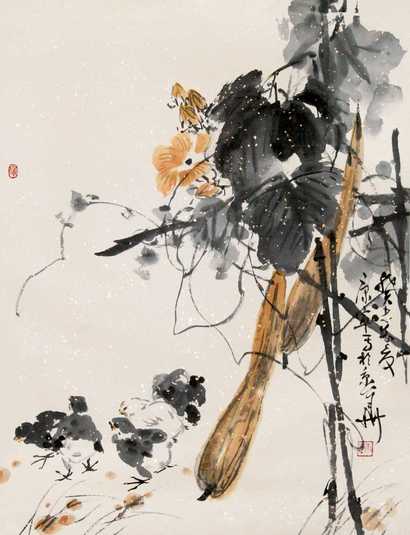 康宁 花卉 镜心